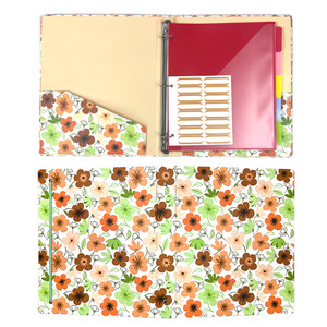 Carpeta A4 <span class=keywords><strong>de</strong></span> hojas sueltas, carpeta <span class=keywords><strong>de</strong></span> almacenamiento multifuncional creativa, página dividida, libro <span class=keywords><strong>de</strong></span> hojas sueltas con pegatinas, venta al por mayor - Product Image 3