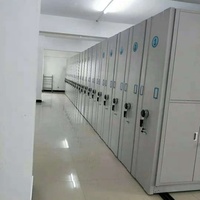 Étagères mobiles en acier pour archives scolaires modernes, grande capacité de stockage, compacteur métallique mobile, armoire de classement écologique et durable