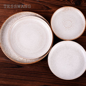 ชุดจานชามเซรามิกแบบคนญี่ปุ่นหรูหราแบบย้อนยุคความรู้สึกสูงจานแบบหยาบพกพาและเป็นมิตรต่อสิ่งแวดล้อมสำหรับใช้ในบ้าน - Product Image 4