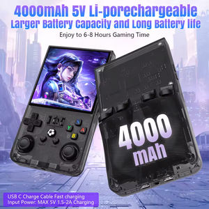 TOPleo เครื่องเล่นเกมแบบมือถือ, คอนโซลวิดีโอเกมมือถือ R36สูงสุด128GB R36s ย้อนยุคสูงสุดผู้เล่นเกมมือถือ - Product Image 4