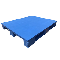 HUADING personnalisé 1200*1000 bleu HDPE PP Euro palettes simple face palette en plastique