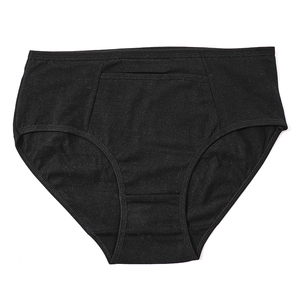 <span class=keywords><strong>Slip</strong></span> in cotone a vita alta riscaldanti per <span class=keywords><strong>donna</strong></span>, mutandine funzionali con tasca frontale per cuscinetti riscaldanti, lingerie traspirante per il ciclo mestruale - Product Image 5