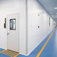 Salle Blanche Modulaire Moderne Norme GMP ISO 5-9 Classe Projets Outre-mer Solution Clé en Main Conception Personnalisée Laboratoires Hôpitaux Alimentation