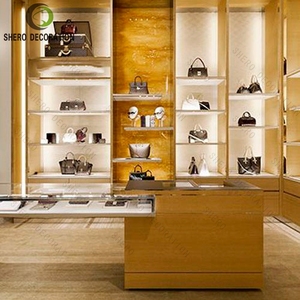 ตู้โชว์รองเท้าและกระเป๋าถือสำหรับร้านบูติก ตู้โชว์กระเป๋าหนังสำหรับร้านค้าปลีก - Product Image 2