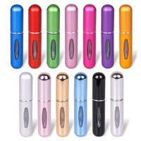 Botol parfum isi ulang perjalanan dasar kosong 5ml 8ml botol semprot Atomizer 5ml botol isi ulang parfum aluminium Mini