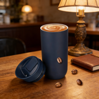 Thermos classique en acier inoxydable 500 ml à double paroi isolé sous vide 100 % étanche avec logo personnalisé, cadeaux d'affaires, coffret cadeau de voyage