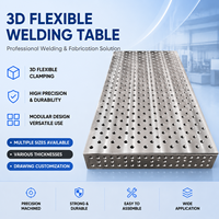 Table de soudage 3D robuste et flexible, plateforme de soudage en acier moulé anti-déformation, accessoires complets pour l'assemblage et le soudage en atelier