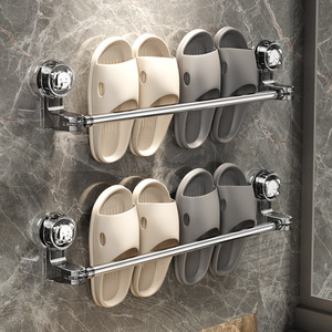 Nouvelle tendance salle de bain mural porte-serviettes en <span class=keywords><strong>plastique</strong></span> amovible télescopique porte-serviettes ménage serviette étagère de rangement avec ventouse - Product Image 6