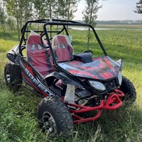 Kart à essence 200cc pour adultes, deux places, 4 roues, automatique, tout-terrain, pour location en parc, en station balnéaire, sur piste, aventure en plein air