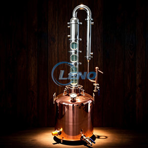 Destilador Comercial Híbrido de Olla y Columna para la Producción de Ginebra, Vodka y Ron - Product Image 1
