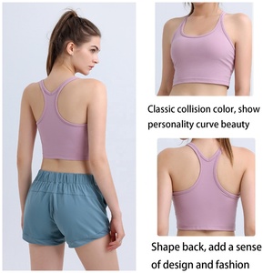 Vendita calda personalizzata abbigliamento da donna <span class=keywords><strong>imbottito</strong></span> a <span class=keywords><strong>schiena</strong></span> aperta sportivo attivo <span class=keywords><strong>reggiseno</strong></span> da Yoga leggero abbigliamento sportivo palestra Yoga <span class=keywords><strong>reggiseno</strong></span> - Product Image 3