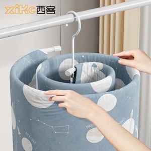 Séchoir à draps en <span class=keywords><strong>spirale</strong></span>, gain de place, support rotatif pour couvertures et vêtements, pour balcon, intérieur et extérieur - Product Image 3