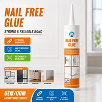 Adhésif de construction sans clou pour le travail du bois, à forte capacité de remplissage pour l'adhérence sur surfaces de base irrégulières