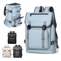 Sac à dos pour ordinateur portable en Oxford imperméable, durable, portable, unisexe, avec logo personnalisé, pour voyages, étudiants, sac à dos décontracté