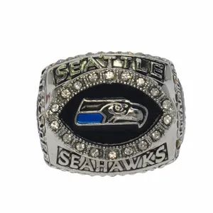 2005 Seattle Football Championship Men's Ring Jewelry Diamond Ring Customization