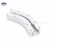 Connecteur d'angle de rail motorisé Trietex pour jardin, courbé à 135 degrés, à prix avantageux