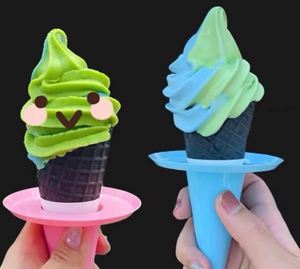 Nouveau support de bâtonnets glacés et cornets de crème glacée, anti-goutte, à paroi simple, jetable, écologique, pour enfants, indispensable à la maison - Product Image 3