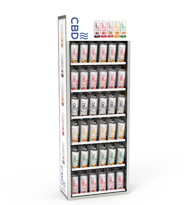 Storage Canned Shelf Rack Stackable Can Display Organizer Kitchen Metal Chrome Bottle Beverage Dispenser Rack for Retail Sh — view 5