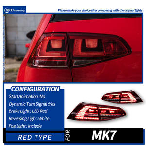 Dedicado 13-17 Volkswagen Golf MK7 LED Conjunto de lámpara trasera Actualización Plug and Play Color de lente transparente - Product Image 6