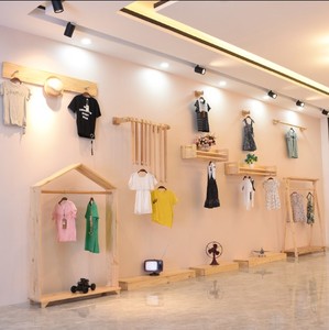 2024 professionnel personnalisé bébé enfants porte-vêtements <span class=keywords><strong>magasin</strong></span> de vêtements Design d'intérieur - Product Image 4