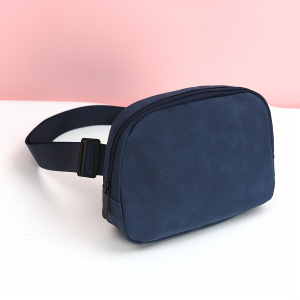Customized Color Customized Packing Nylon Waterproof Pillow Shape Waist Bag Logo Fashion Unisex Zipper Crossbody Bag Outdoor - Product Image 2