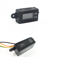 Compteur plastique miniature Chilong à 6 chiffres (non réinitialisable) pour machines d'arcade à monnayeur 5V/12V/24V Noir