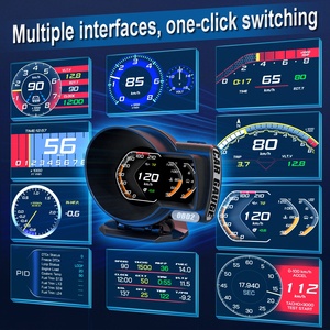Phổ biến cập nhật OBD2 Xe đo F8 GPS Speedometer rpm nước Temp <span class=keywords><strong>Auto</strong></span> <span class=keywords><strong>Meter</strong></span> Head up hiển thị cho tất cả các xe - Product Image 5