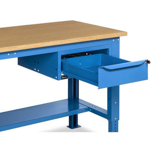 Fami WORK1534 Établi réglable de 150cm, plateau en bois, tiroir et mur perforé - Product Image 5