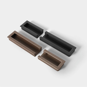 Tirador de Muebles Empotrado de Aleación de Zinc, Diseño Moderno Minimalista de Lujo, Tirador Oculto para Puertas de Armarios de Cocina y Dormitorio - Product Image 4