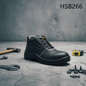 HY, Kenia - Botas <span class=keywords><strong>de</strong></span> Trabajo Negras Antipinchazos para Reparadores <span class=keywords><strong>de</strong></span> Carreteras, Industria Pesada, Anticorrosión, Suela <span class=keywords><strong>de</strong></span> PU/PU, Zapatos <span class=keywords><strong>de</strong></span> Seguridad S3 HSB266 - Product Image 1