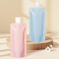 Lot de 6 pochettes liquides approuvées par la TSA, 90 ml/3 fl, pochettes de voyage pour articles de toilette, pochettes compressibles anti-fuite rechargeables