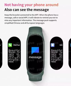 2022 moins cher prix usine bande 7 activité Fitness Tracker Bracelet intelligent bande Fitness montre pour hommes femmes enfants pour <span class=keywords><strong>xiaomi</strong></span> - Product Image 2