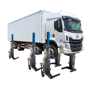 Lève-voiture portable AUTEC 7,5 tonnes à colonne unique, entraînement électro-hydraulique, utilisation facile, certifié CE, pour châssis de camions de taille moyenne - Product Image 4