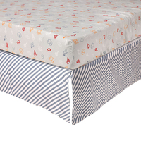 Lot de 3 draps de lit pour bébé doux, réutilisables et respirants, ensemble de literie pour berceau avec drap-housse, cache-sommier et couette – Vente en gros usine