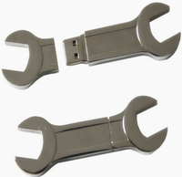 Clé USB 2.0 4 Go en caoutchouc personnalisée en forme d'outil – Nouvelle clé USB/clé mémoire/disque/cadeau