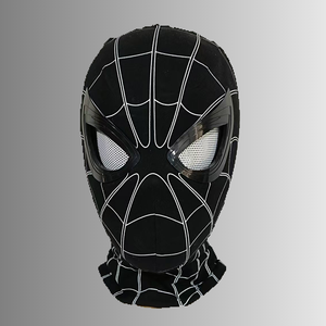 Supereroe Full Face maschera occhi regolabili <span class=keywords><strong>Spiderman</strong></span> Cosplay maschera in lattice di seta plastica per Halloween & feste - Product Image 4