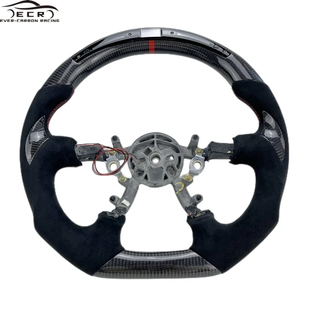 Аксессуары для интерьера Ever-Carbon Racing ECR, рулевое колесо из углеродного волокна для Chevrolet Corvette C5