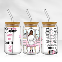 Haute qualité 16 oz UV DTF tasse WrapsTransfers UV DTF Libbey tasse Wraps autocollant UV DTF tasse Wrap transferts soins infirmiers autocollants