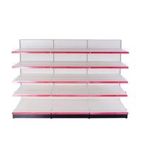 Étagères de supermarché robustes Étagères de gondole en métal pour magasin de cadeaux Superstore Regale Rack Shelf pour le stockage de gondole de magasin