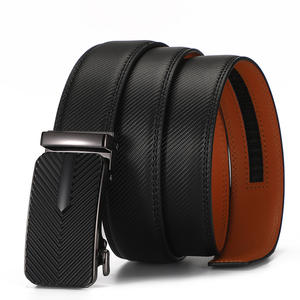 Cinturón de cuero genuino de vaca de longitud personalizada para <span class=keywords><strong>hombre</strong></span> para hebilla para <span class=keywords><strong>Amazon</strong></span> estilo occidental moda automática para hebilla - Product Image 5