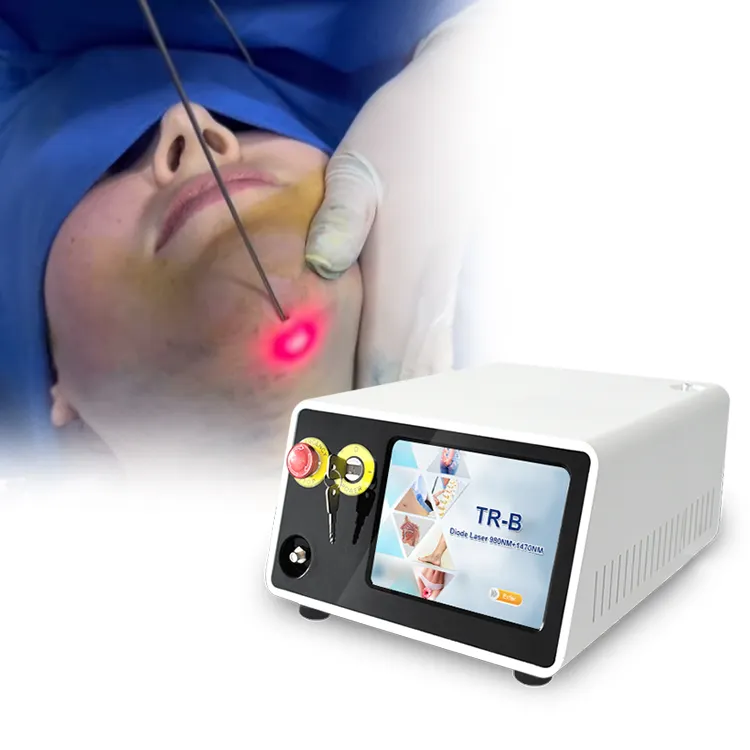 Fiberlift lazer lipoliz 47w 980nm 1470nm lipo lazer kilo kaybı lazer diyot liposuction