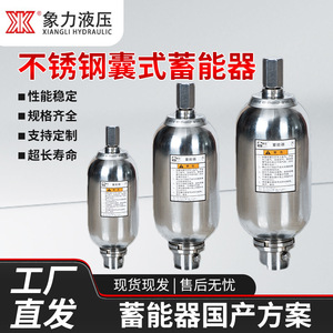 Acumulador de Acero Inoxidable Tipo Vejiga Elephant Plain 304 316, Tanque de Nitrógeno para Almacenamiento de Energía Industrial - Product Image 5