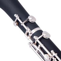 Professional TAISHAN Soprano Oboes C Key 17-Key Adjustable Hard Rubber Body Wind Instrument Model TSOB-602 for Performance Use
