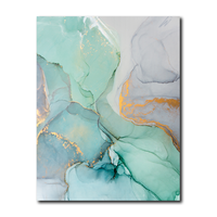 Vente en gros Art mural abstrait en marbre Peinture décorative nordique pour la décoration intérieure