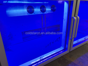 Edelstahl 2 glas tür werkbank kühler, unterbau chiller - Product Image 2