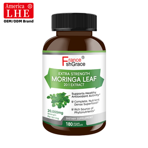 Suplemento Dietético Shecome de Moringa, Apoyo Antioxidante, Protección del Sistema Cardiovascular para Adultos, 180 Cápsulas de Hoja de Moringa - Product Image 4