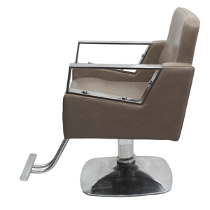 Vente en gros Salon de coiffure classique brun moderne à l'huile hydraulique Chaise de barbier pour coiffeur - Product Image 3