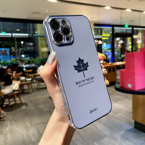 Para iphone 12 decorado deja chapado en oro cubiertas del <span class=keywords><strong>teléfono</strong></span> lindo bolsa para iphone 11 xs max xr xs 7 8 plus 7 8 - Product Image 5