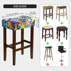 Housses <span class=keywords><strong>de</strong></span> tabourets Rectangle, housses <span class=keywords><strong>de</strong></span> <span class=keywords><strong>tabouret</strong></span> <span class=keywords><strong>de</strong></span> <span class=keywords><strong>bar</strong></span> rectangulaires imperméables imprimées extensibles Couverture <span class=keywords><strong>de</strong></span> <span class=keywords><strong>tabouret</strong></span> <span class=keywords><strong>de</strong></span> vanité élastique Comptoir amovible - Product Image 3