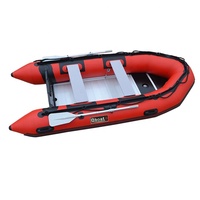 2025 nouveau bateau de pêche gonflable en aluminium PVC avec certificat CE 15 HP 3 + 1 chambres à air capacité 6 personnes stable et léger